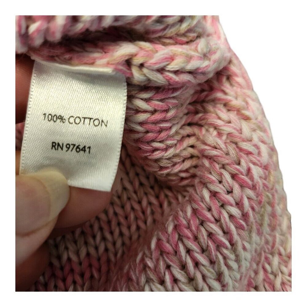 J Jill‎ Chenille Sweater Womens XS Petite Pink Multicolor Knit V Neck Pullover - Picture 4 of 12